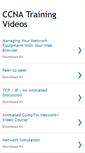 Mobile Screenshot of ccnatrainingvideos.blogspot.com