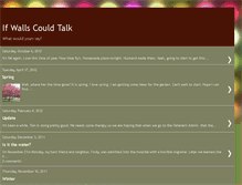 Tablet Screenshot of ifwallscouldtalk-kim.blogspot.com