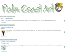 Tablet Screenshot of palmcoastart.blogspot.com