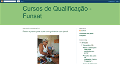 Desktop Screenshot of cursosqualificacaofunsat.blogspot.com