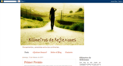 Desktop Screenshot of kilometrosdereflexiones.blogspot.com
