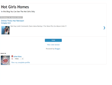 Tablet Screenshot of hotgirlshomes.blogspot.com