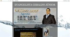 Desktop Screenshot of conferencistageraldojunior.blogspot.com