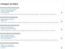 Tablet Screenshot of miniporttohdmi.blogspot.com
