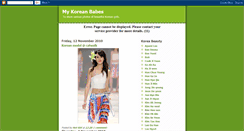 Desktop Screenshot of mykoreanbabes.blogspot.com