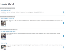 Tablet Screenshot of leonsworldtoday.blogspot.com