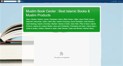Desktop Screenshot of muslimbookcenter.blogspot.com