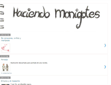 Tablet Screenshot of haciendomonigotes.blogspot.com