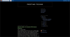 Desktop Screenshot of freetime-techno.blogspot.com