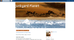 Desktop Screenshot of junkyardplanet.blogspot.com