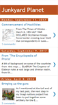 Mobile Screenshot of junkyardplanet.blogspot.com