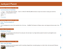 Tablet Screenshot of junkyardplanet.blogspot.com