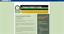 Desktop Screenshot of peappresident.blogspot.com