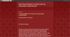 Desktop Screenshot of machinery-rjk.blogspot.com