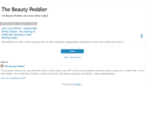 Tablet Screenshot of beautypeddler.blogspot.com