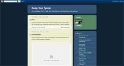 Desktop Screenshot of keepyourspoon.blogspot.com