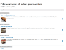 Tablet Screenshot of lesfoliesculinaires.blogspot.com