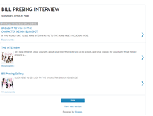 Tablet Screenshot of bill-presing-interview.blogspot.com