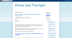 Desktop Screenshot of khmerandthiafight.blogspot.com