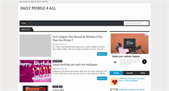 Desktop Screenshot of dailymobile4all.blogspot.com