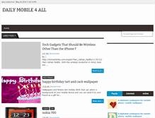 Tablet Screenshot of dailymobile4all.blogspot.com