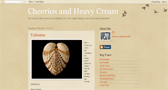 Desktop Screenshot of cheeriosandheavycream.blogspot.com