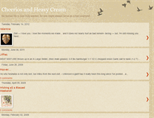 Tablet Screenshot of cheeriosandheavycream.blogspot.com