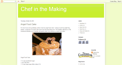 Desktop Screenshot of kchefinthemaking.blogspot.com