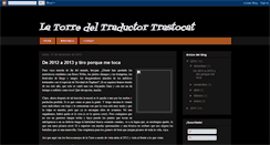 Desktop Screenshot of latorredeltraductortrastocat.blogspot.com