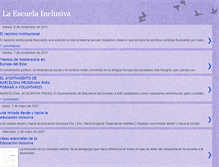 Tablet Screenshot of laescuelainclusiva.blogspot.com