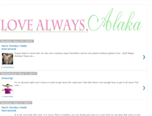 Tablet Screenshot of lovealwaysalaka.blogspot.com