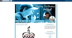 Desktop Screenshot of mikebdayprojekt.blogspot.com