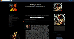 Desktop Screenshot of hellboy-3-movie-trailer.blogspot.com