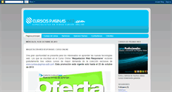 Desktop Screenshot of cursos-paginas-web.blogspot.com