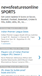Mobile Screenshot of newsfeaturesonline-sports.blogspot.com
