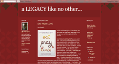 Desktop Screenshot of cladylegacy.blogspot.com