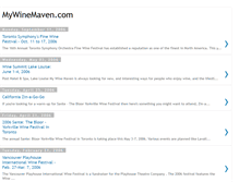 Tablet Screenshot of mywinemaven.blogspot.com