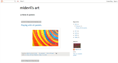 Desktop Screenshot of midevilart.blogspot.com