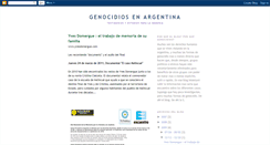 Desktop Screenshot of genocidio-en-argentina.blogspot.com