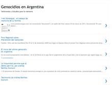 Tablet Screenshot of genocidio-en-argentina.blogspot.com