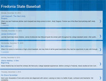 Tablet Screenshot of fredoniastatebaseball.blogspot.com