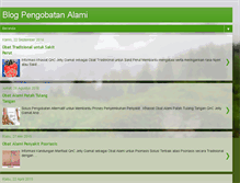 Tablet Screenshot of alamipengobatan21.blogspot.com