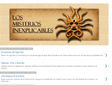 Tablet Screenshot of losmisteriosinexplicables.blogspot.com