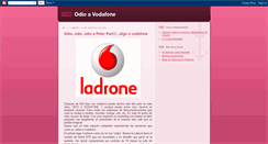 Desktop Screenshot of odioavodafone.blogspot.com