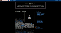 Desktop Screenshot of beatleztheband.blogspot.com