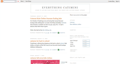 Desktop Screenshot of catiminifan.blogspot.com