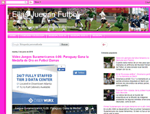 Tablet Screenshot of ellasjueganfutbol.blogspot.com