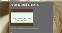 Desktop Screenshot of beautifulashoney.blogspot.com