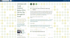 Desktop Screenshot of ldskids.blogspot.com