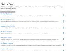 Tablet Screenshot of historycram.blogspot.com